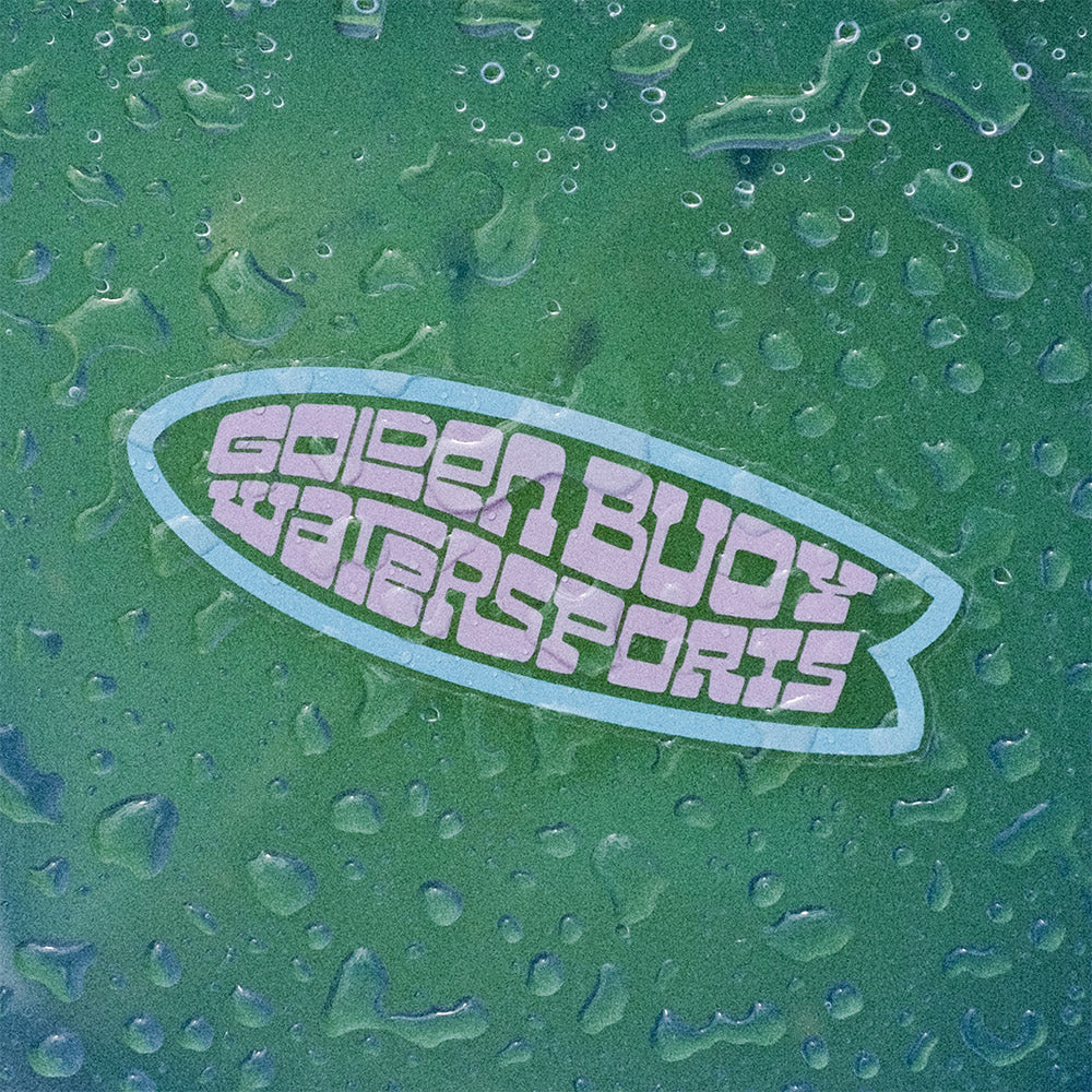 Transparent Surfboard Sticker (97mm x 36mm)