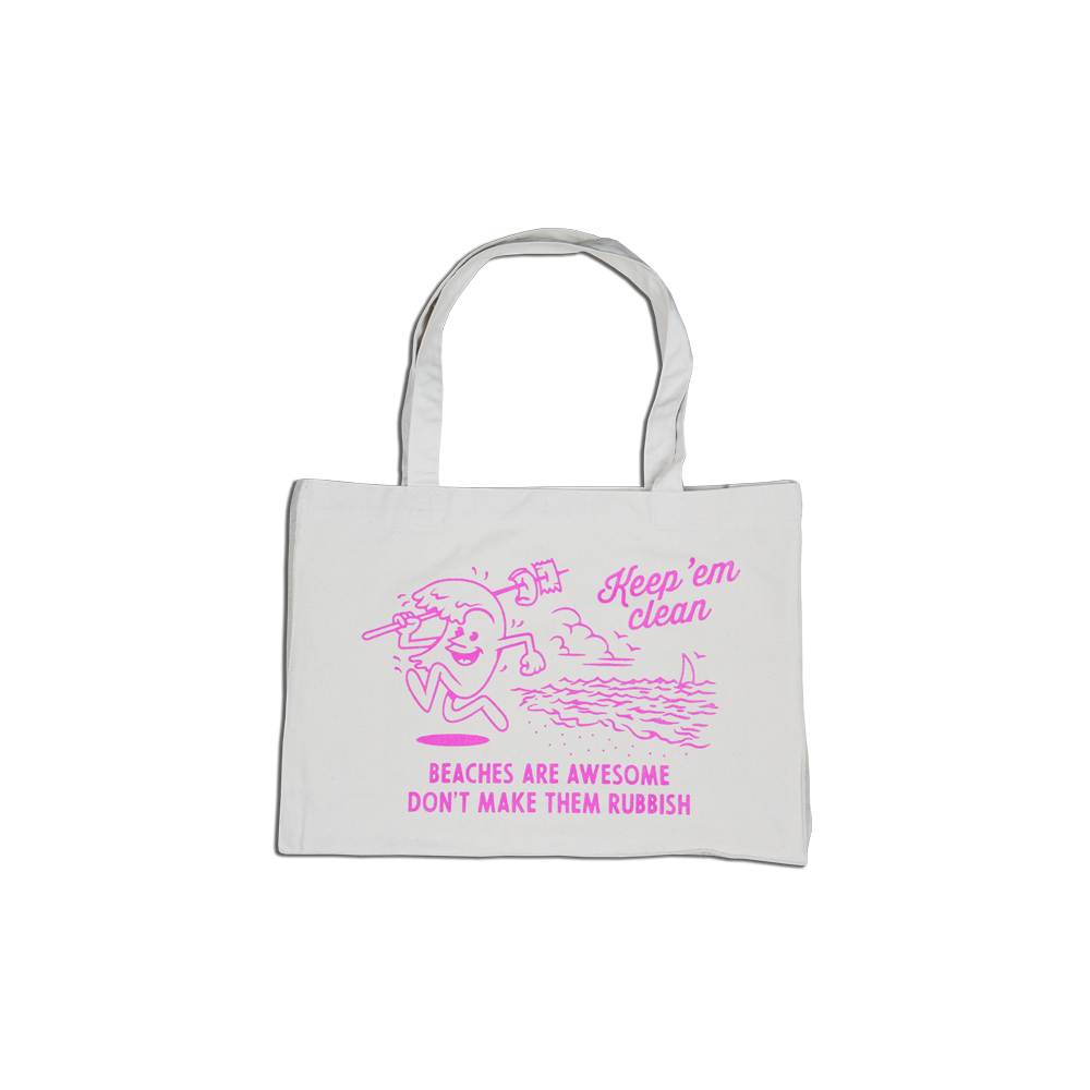 Beaches Are Awesome Recycled Tote
