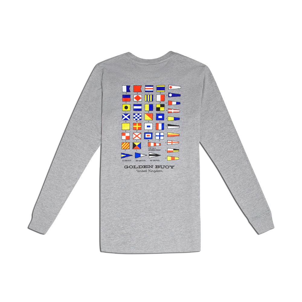 Racing Flag Long Sleeve Tee
