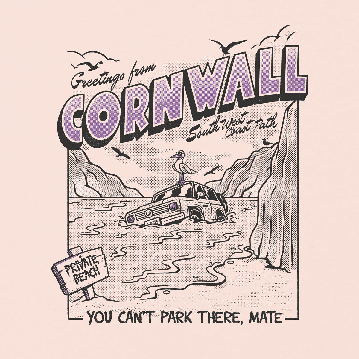 Greetings From Cornwall Tee